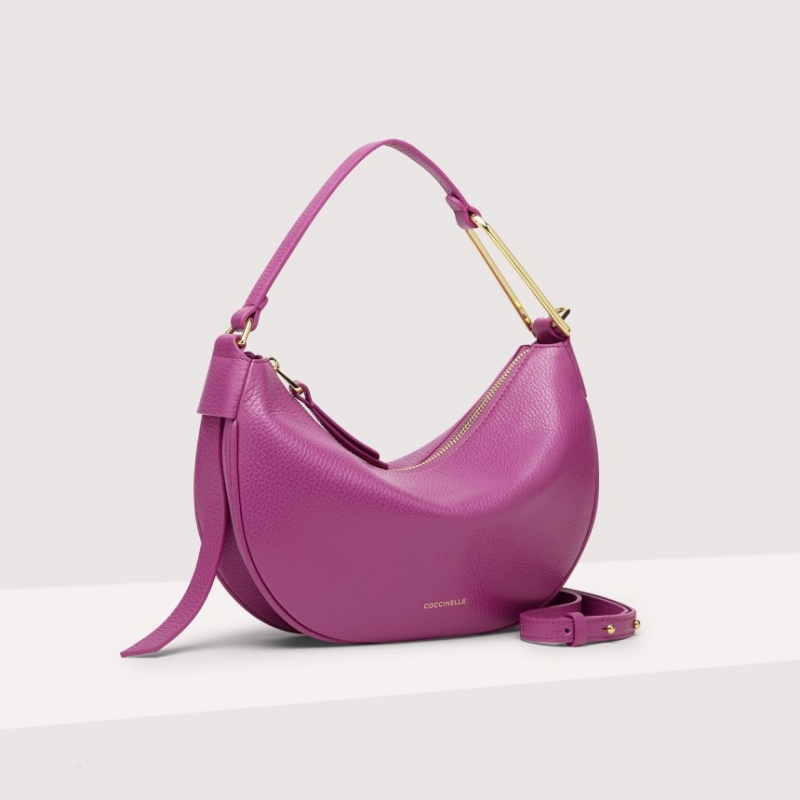 Shop Coccinelle Shoulder Bags Online - Purple Priscilla Small Womens